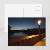 Uitzicht Wasserburg am Inn vanaf Rote Bruecke Briefkaart (Voorkant / Achterkant)