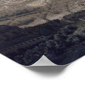 Uitzicht Wenen, c.1860 Poster (Hoek)