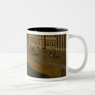 Uitzicht Wilhelmsplatz uit het noorden, 1773 Tweekleurige Koffiemok