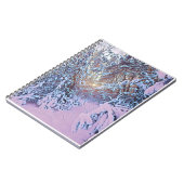 Uitzicht winterbos notitieboek (Linkerzijde)