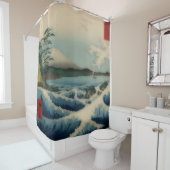 uitzicht zee van Satta Point Douchegordijn (In situ)