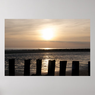 Uitzichten aan de zeezijde - groeten uit het zee poster