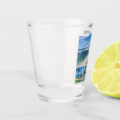 Uitzichten in de Barbados Ocean Shot Glas (Links)