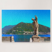 Uitzichten in het landschap van het Como-meer Legpuzzel (Horizontaal)