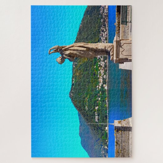 Uitzichten in het landschap van het Como-meer Legpuzzel (Verticaal)