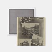 Uitzichten, La Grande, Oregon Magneet (Voorkant / Achterkant)