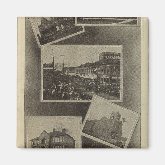 Uitzichten, La Grande, Oregon Magneet (Voorkant)