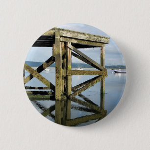 UITZICHTEN OP WALES RONDE BUTTON 5,7 CM