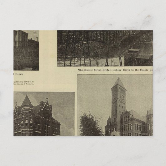 Uitzichten, Spokane's voorspoed Briefkaart (Voorkant)