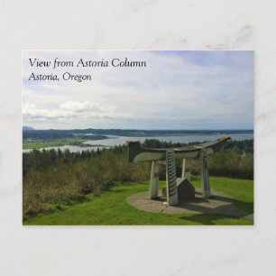 Uitzichten uit de Astoria-kolom, Oregon Briefkaart