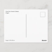 Uitzichten uit de Astoria-kolom, Oregon Briefkaart (Achterkant)