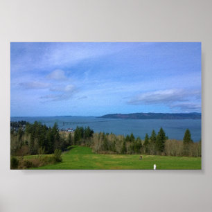 Uitzichten uit de Astoria-kolom, Oregon Poster