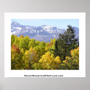 Uitzichten van de Rocky Mountains of Colorado Poster