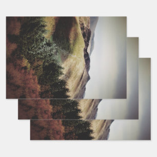 UITZICHTEN VAN DE WALEN INPAKPAPIER VEL