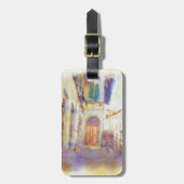 Uitzichten van Florence, gemaakt in de artistieke  Bagagelabel (Voorkant verticaal)