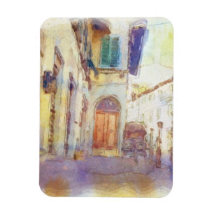 Uitzichten van Florence, gemaakt in de artistieke  Magneet