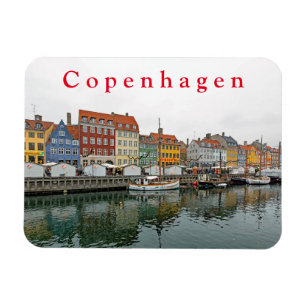 Uitzichten van Kopenhagen. Nyhavn. P. 3. Magneet