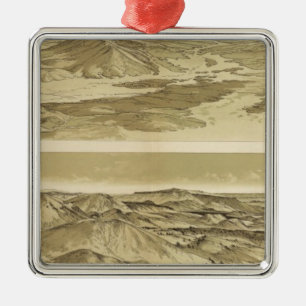Uitzichten van Mount Trumbull en Mount Emma Metalen Ornament