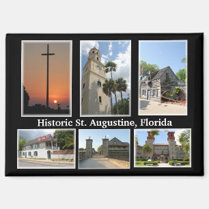 Uitzichten van St. Augustine Florida Magnet Magneet