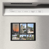 Uitzichten van St. Augustine Florida Magnet Magneet (Insitu (Vaatwasser))