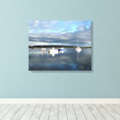 UITZICHTEN VAN WALES CANVAS AFDRUK (Insitu (Houten vloer))