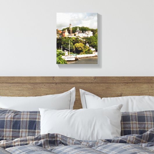 UITZICHTEN VAN WALES CANVAS AFDRUK (Insitu (Slaapkamer))