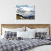 UITZICHTEN VAN WALES CANVAS AFDRUK (Insitu (Slaapkamer))