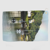 UITZICHTEN VAN WALES GOLFHANDDOEK (Horizontaal)