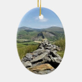 UITZICHTEN VAN WALES KERAMISCH ORNAMENT (Achterkant)