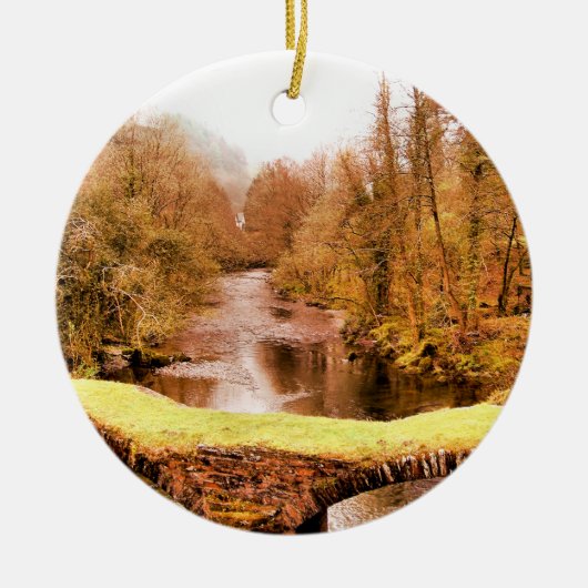 UITZICHTEN VAN WALES KERAMISCH ORNAMENT (Voorkant)