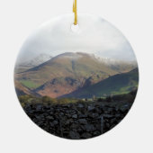 UITZICHTEN VAN WALES KERAMISCH ORNAMENT (Achterkant)