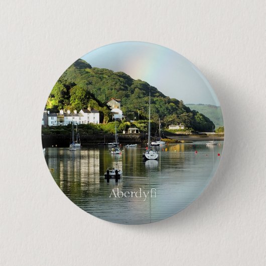 UITZICHTEN VAN WALES RONDE BUTTON 5,7 CM (Voorkant)