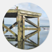 UITZICHTEN VAN WALES RONDE STICKER (Voorkant)