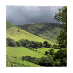 UITZICHTEN VAN WALES UK TEGELTJE