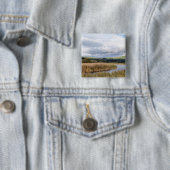 UITZICHTEN VAN WALES VIERKANTE BUTTON 5,1 CM (In situ)