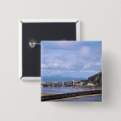 UITZICHTEN VAN WALES VIERKANTE BUTTON 5,1 CM (Voorkant /achterkant)