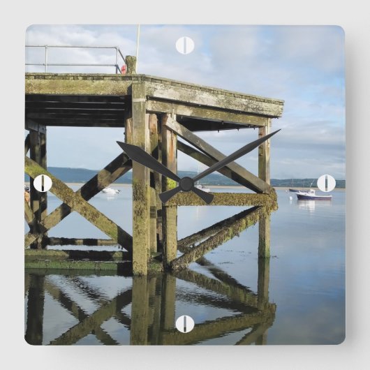 UITZICHTEN VAN WALES VIERKANTE KLOK (Voorkant)