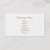 UITZICHTEN VAN WALES VISITEKAARTJE (Achterkant)