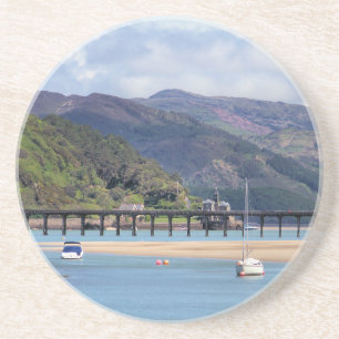 UITZICHTEN VAN WALES ZANDSTEEN ONDERZETTER