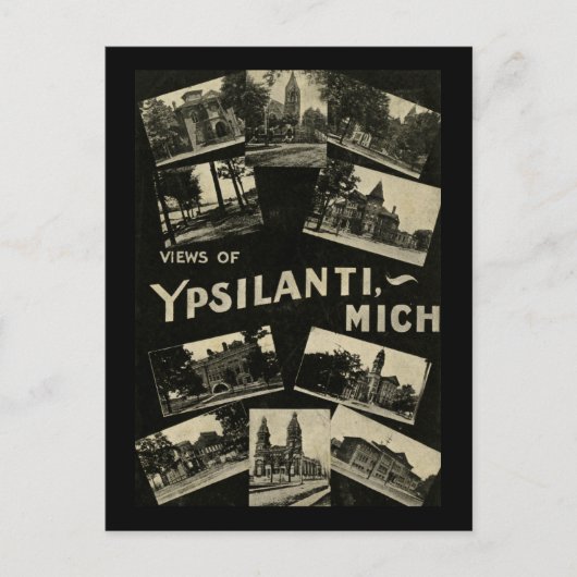 Uitzichten van Ypsilanti Michigan -  Briefkaart (Voorkant)