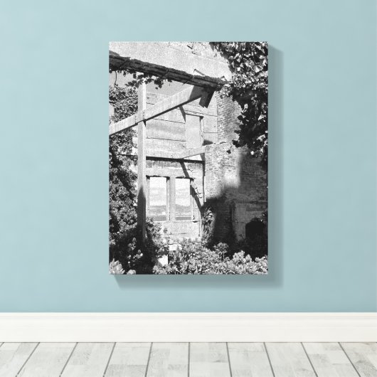 Uitzichten vanaf Alcatraz Island Canvas Afdruk (Insitu (Houten vloer))