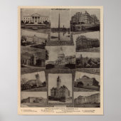 Uitzichten Washington, DC Poster (Voorkant)