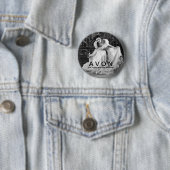 uitziende AVON schoonheidsknop Ronde Button 5,7 Cm (In situ)