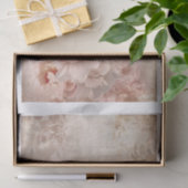  uitziende grote roze rozen en tekst collage tissuepapier (Geschenk)