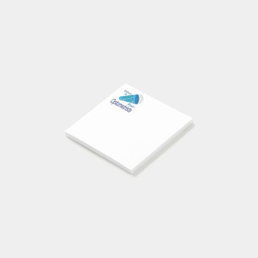 Uitzoeken voor optometristen post-it® notes (Schuin)