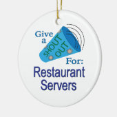 Uitzoeken voor restaurantservers keramisch ornament (Links)
