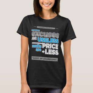 Uitzonderingen zijn nutteloze zoektocht naar Champ T-shirt