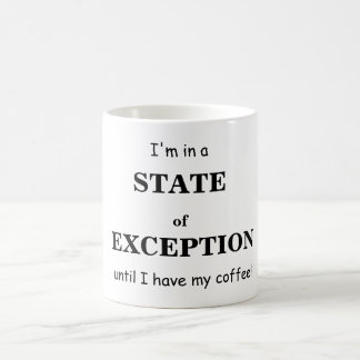 Uitzonderingsstaat KoffieMok