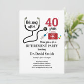 Uitzonderingsuitnodiging voor artsen kaart (Staand voorkant)