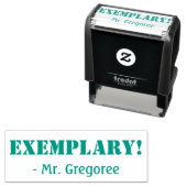 "UITZONDERLIJK!" Educator Rubber Stamp Zelfinktende Stempel (In situ)